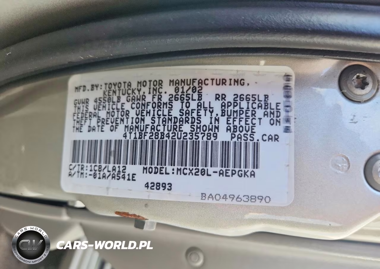 2002 Toyota Avalon Xls VIN:4T1BF28B42U235789 - 12