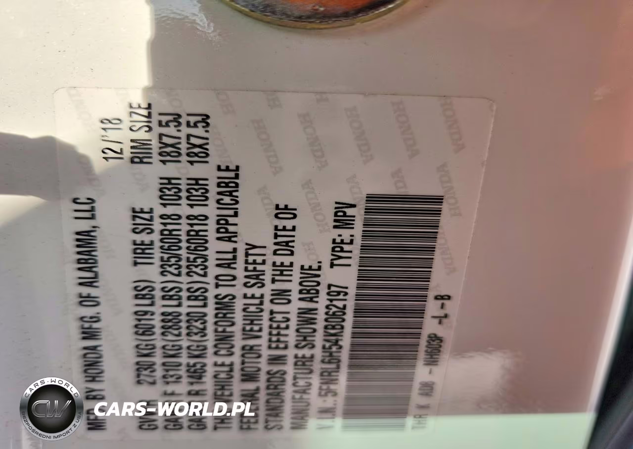 2019 Honda Odyssey Ex VIN:5FNRL6H54KB062197 - 13