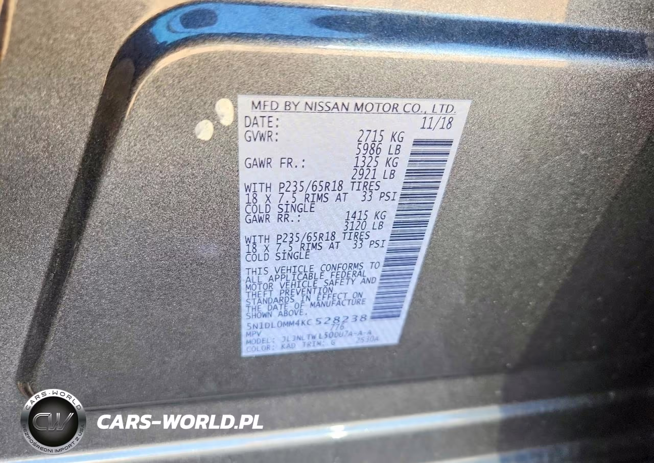 2019 Infiniti Qx60 Luxe VIN:5N1DL0MM4KC528238 - 12