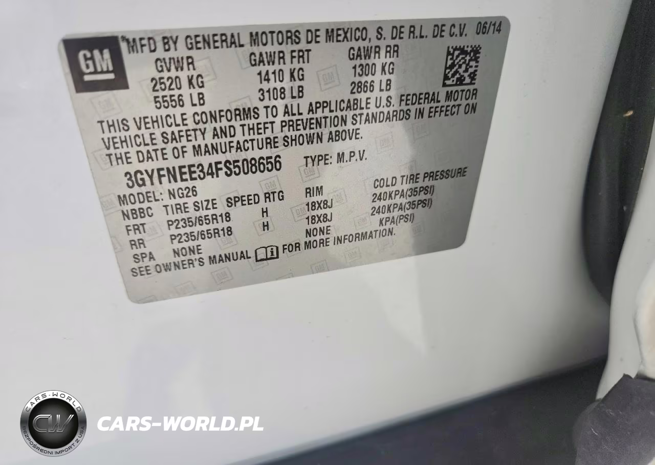 2015 Cadillac Srx Luxury Collection VIN:3GYFNEE34FS508656 - 12