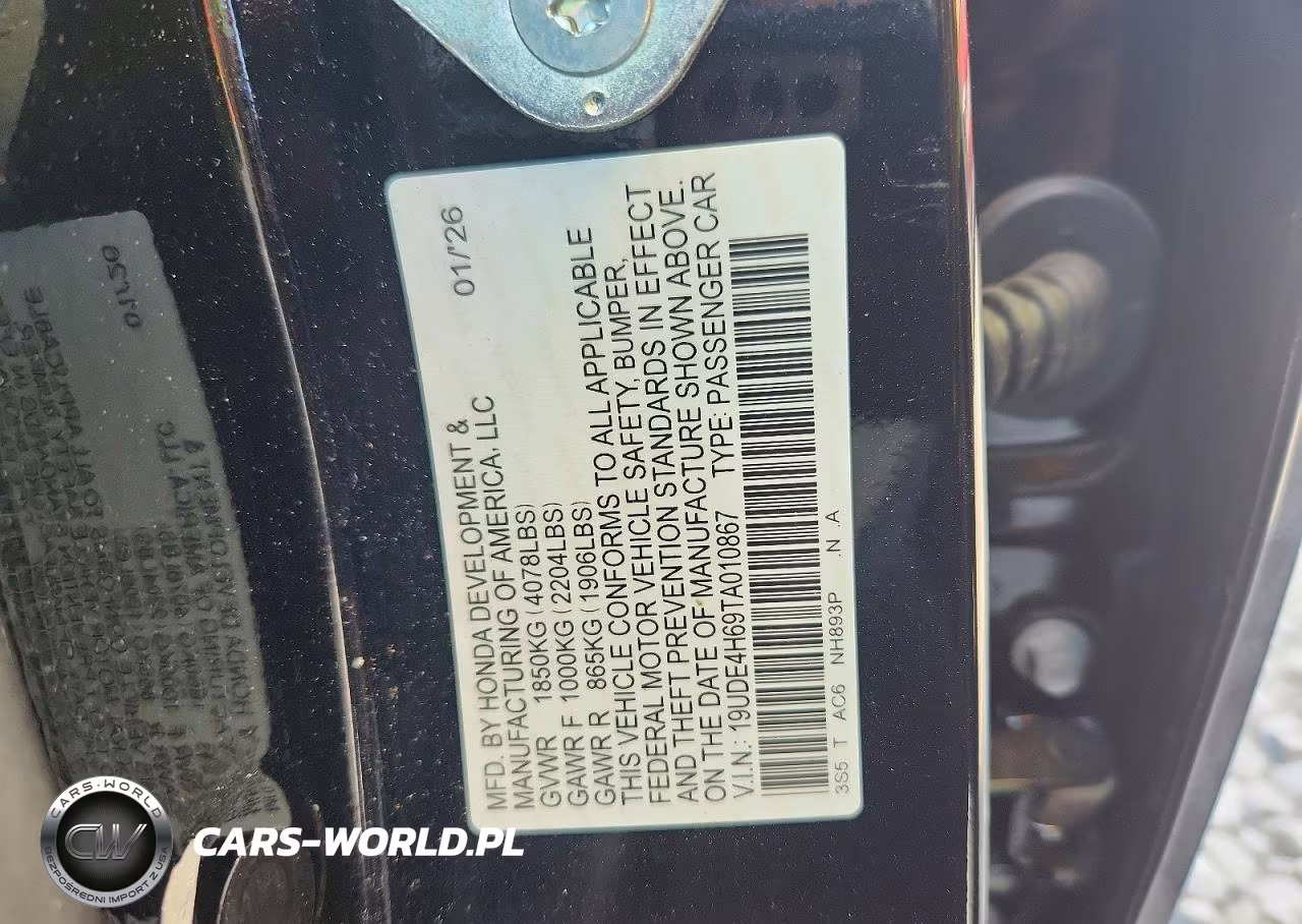 2026 Acura Integra A-Spec Tech VIN:19UDE4H69TA010867 - 12