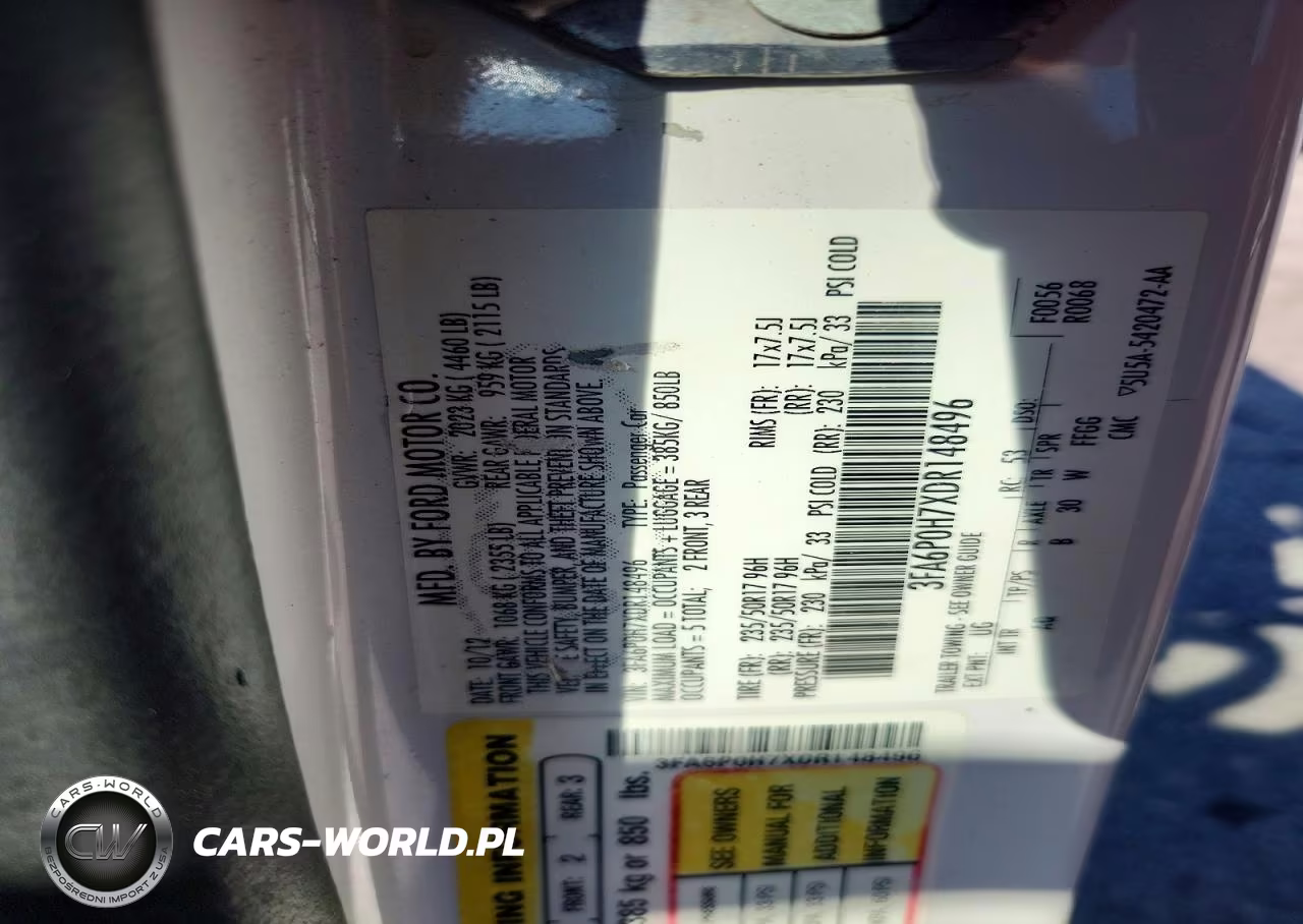 2013 Ford Fusion Se VIN:3FA6P0H7XDR148496 - 12