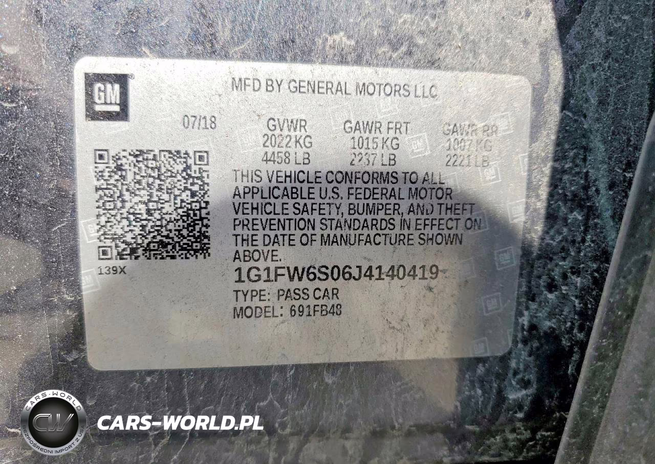 2018 Chevrolet Bolt Ev Lt VIN:1G1FW6S06J4140419 - 12