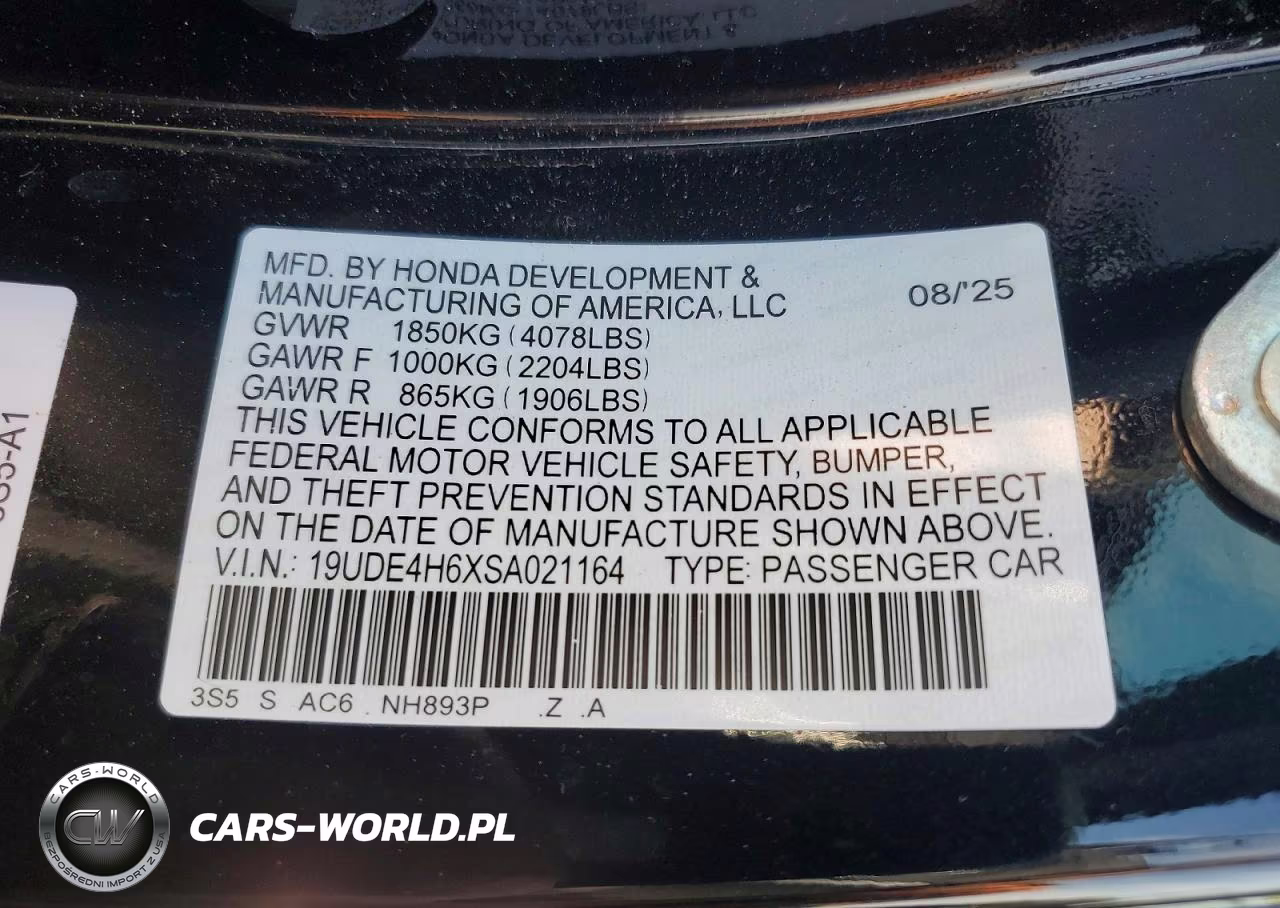 2025 Acura Integra A-Spec Tech VIN:19UDE4H6XSA021164 - 13