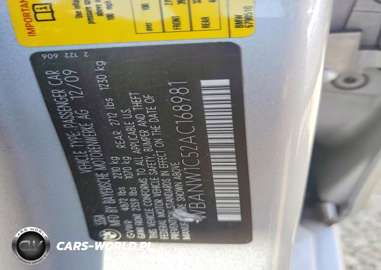2010 BMW 535 I VIN:WBANW1C52AC168981 - 12