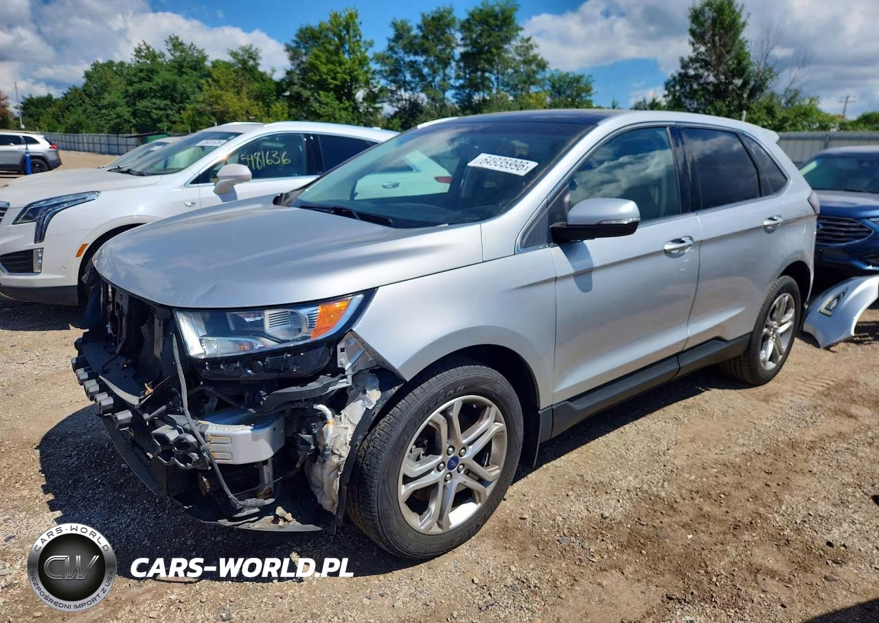 2016 Ford Edge Titanium VIN:2FMPK4K87GBB90581 - 1