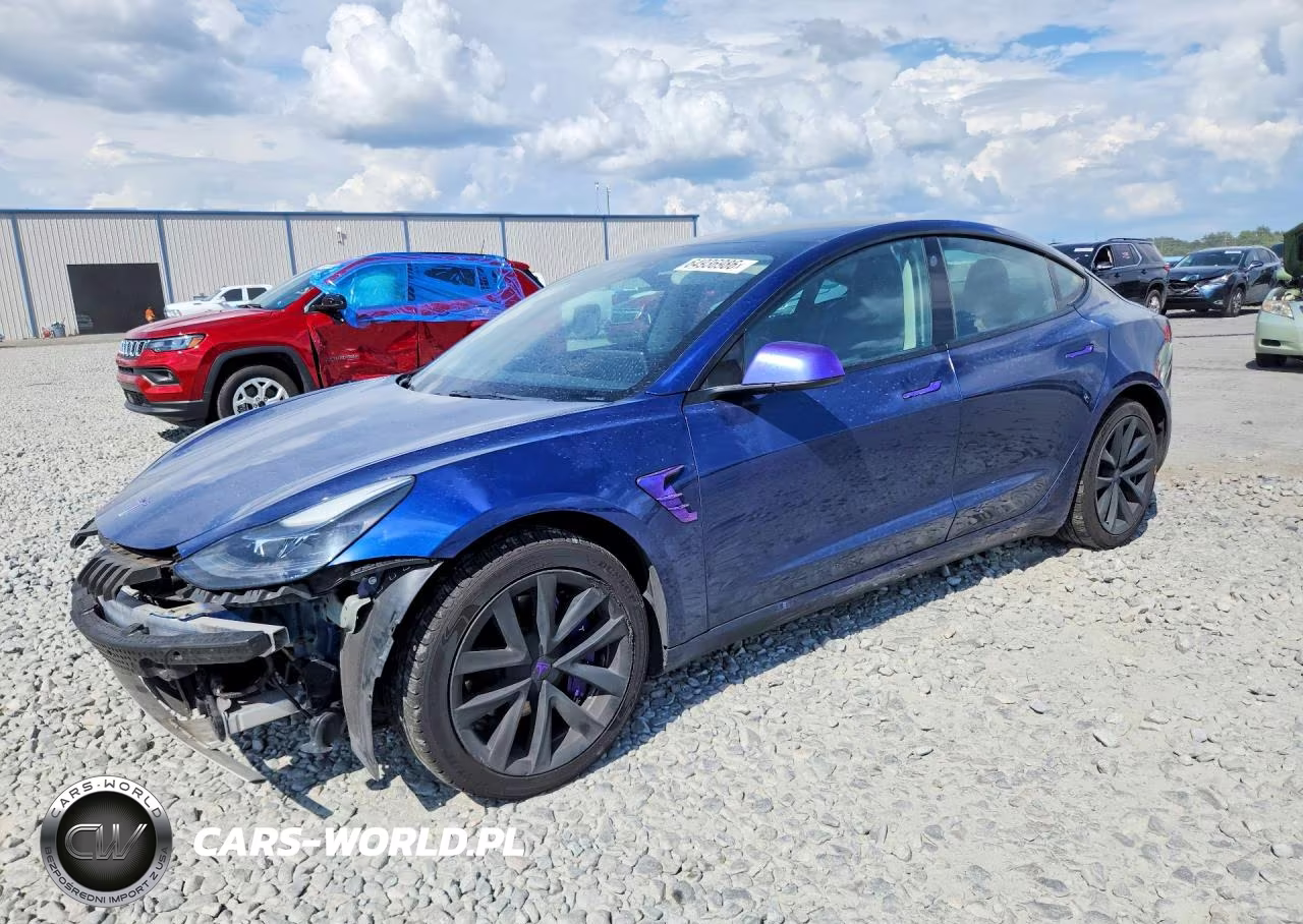 2022 Tesla Model 3 VIN:5YJ3E1EAXNF191828 - 1