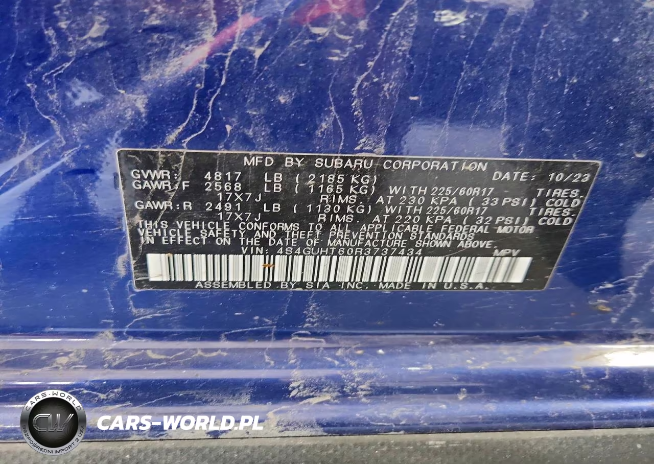 2024 Subaru Crosstrek Wilderness VIN:4S4GUHT60R3737434 - 13