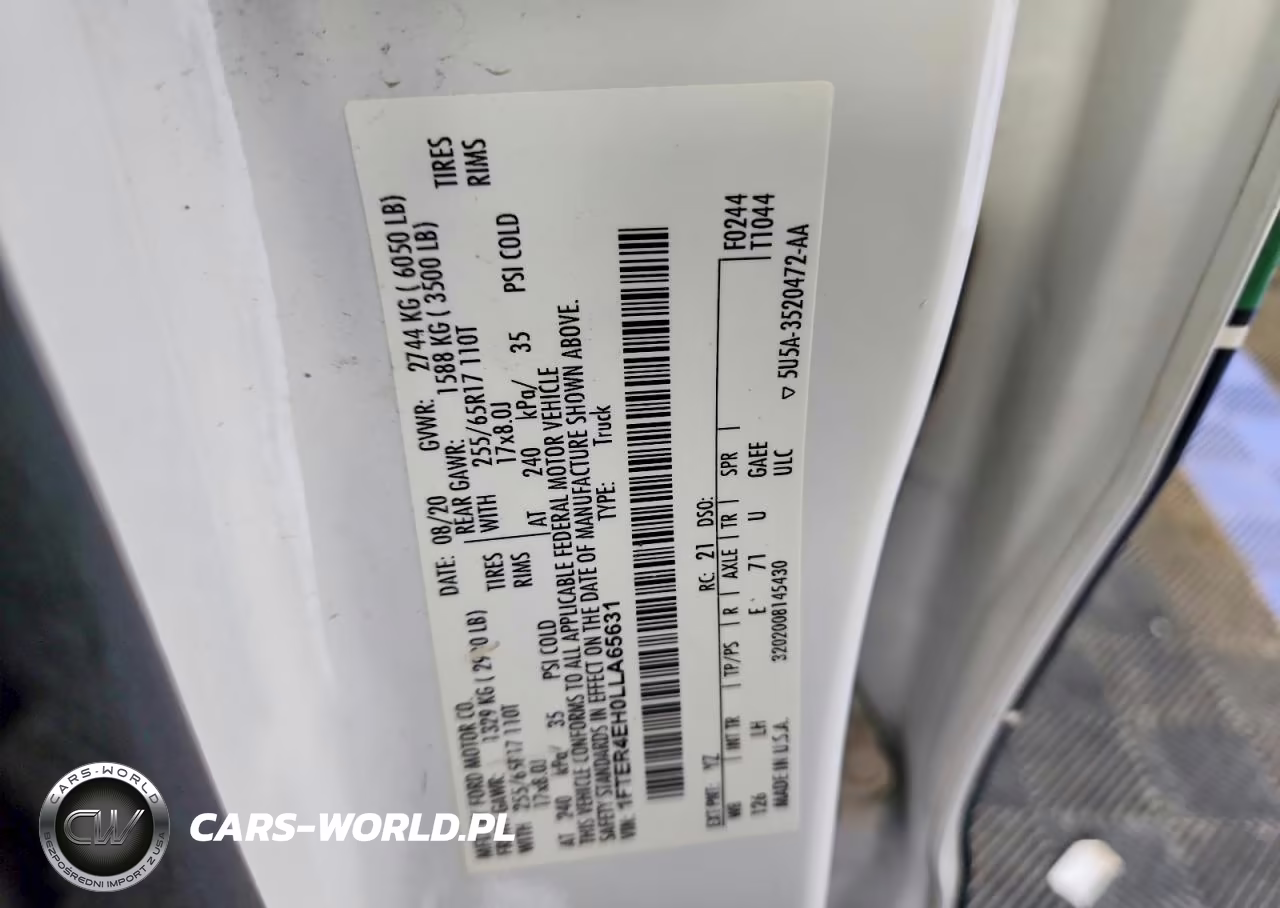 2020 Ford Ranger Xl VIN:1FTER4EH0LLA65631 - 13