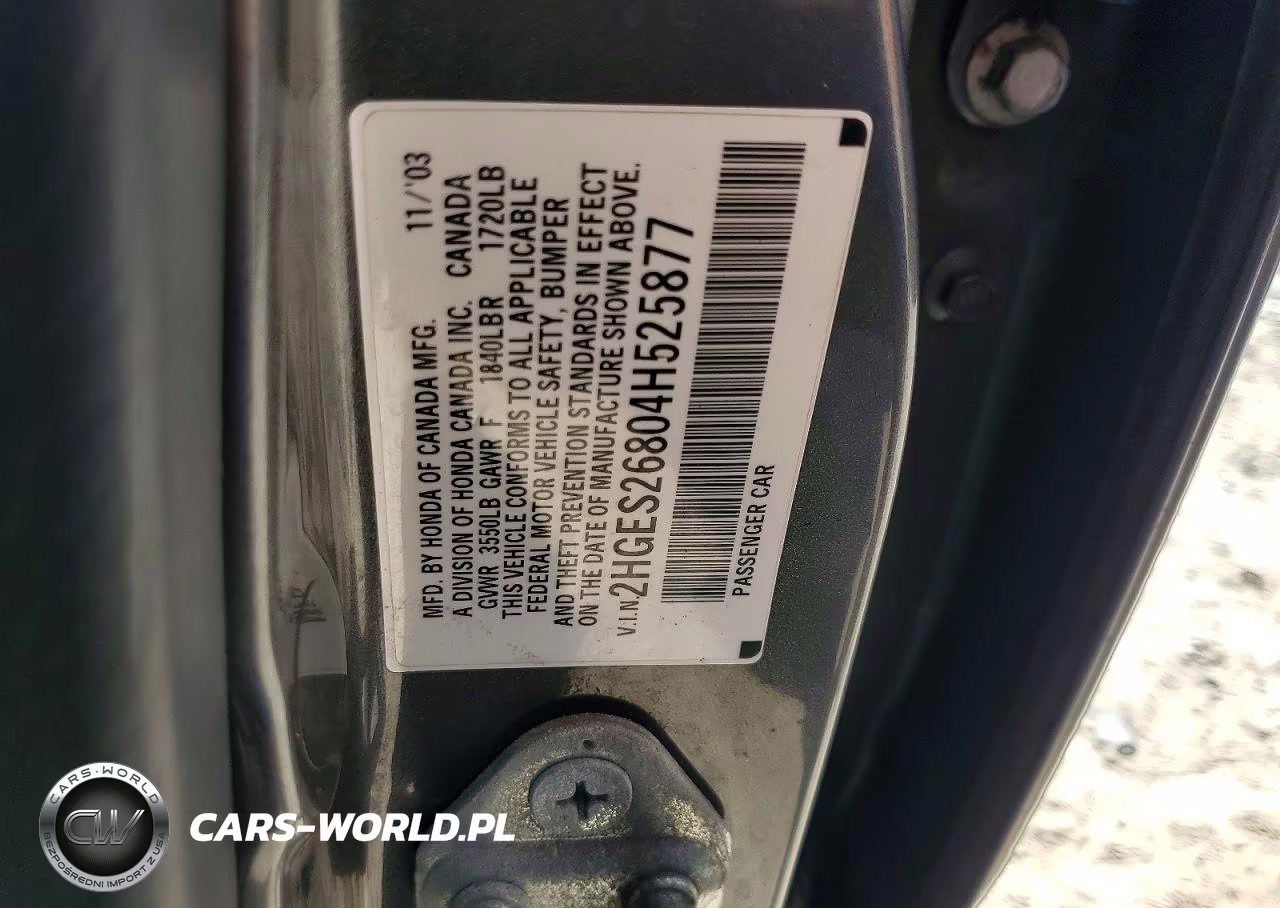 2004 Honda Civic Ex VIN:2HGES26804H525877 - 12
