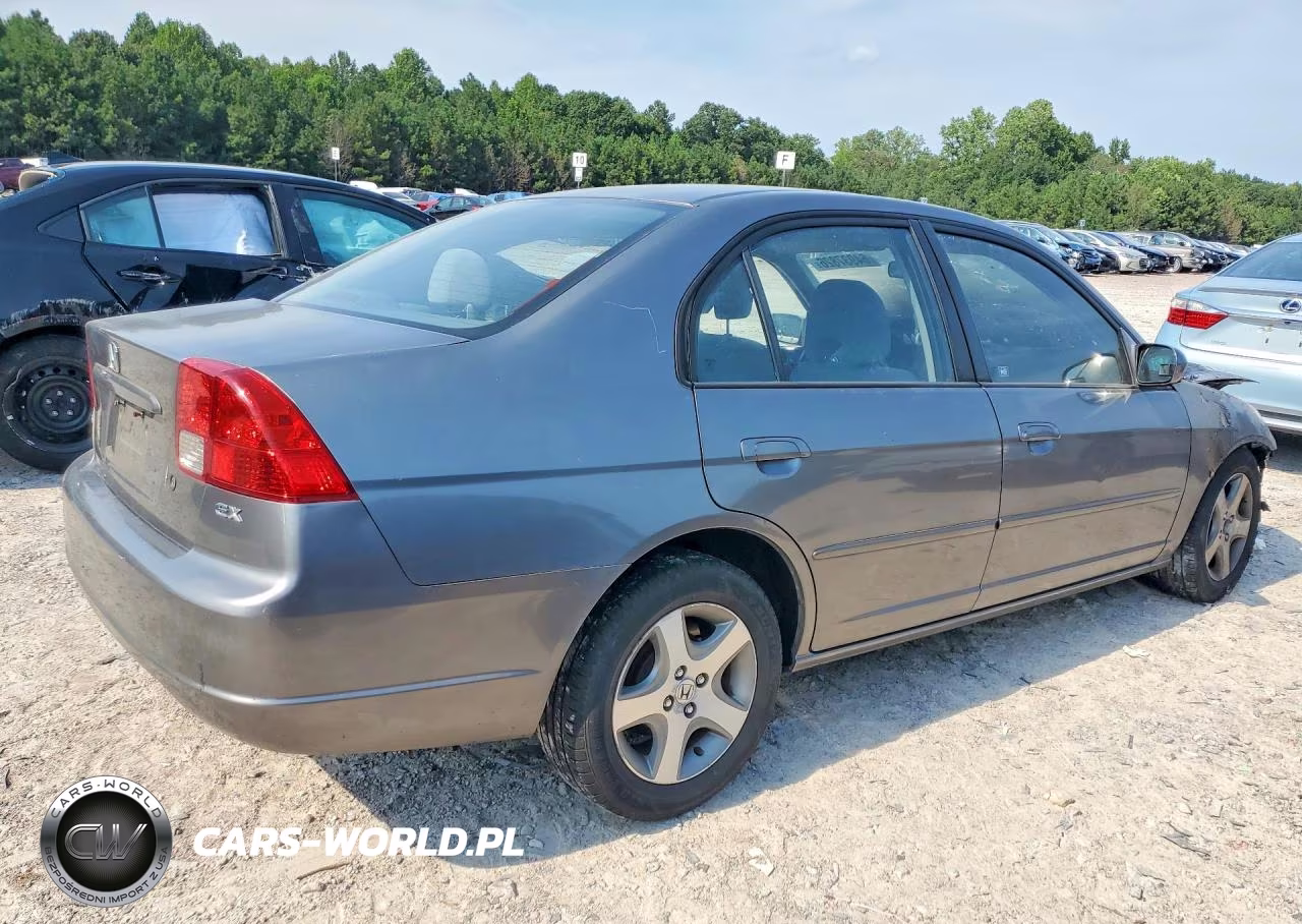 2004 Honda Civic Ex VIN:2HGES26804H525877 - 3
