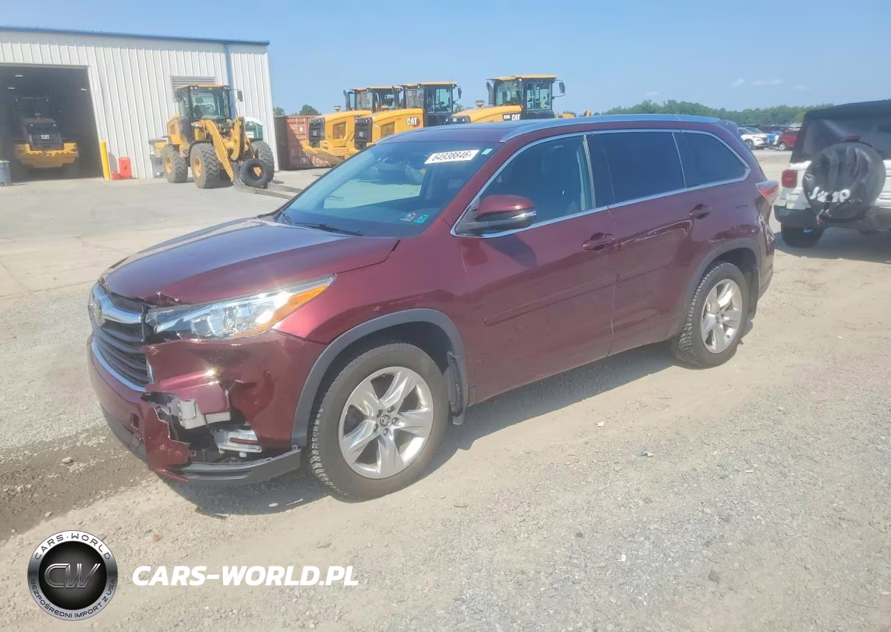 2016 Toyota Highlander Limited Platinum – zdjęcie 1 z 13