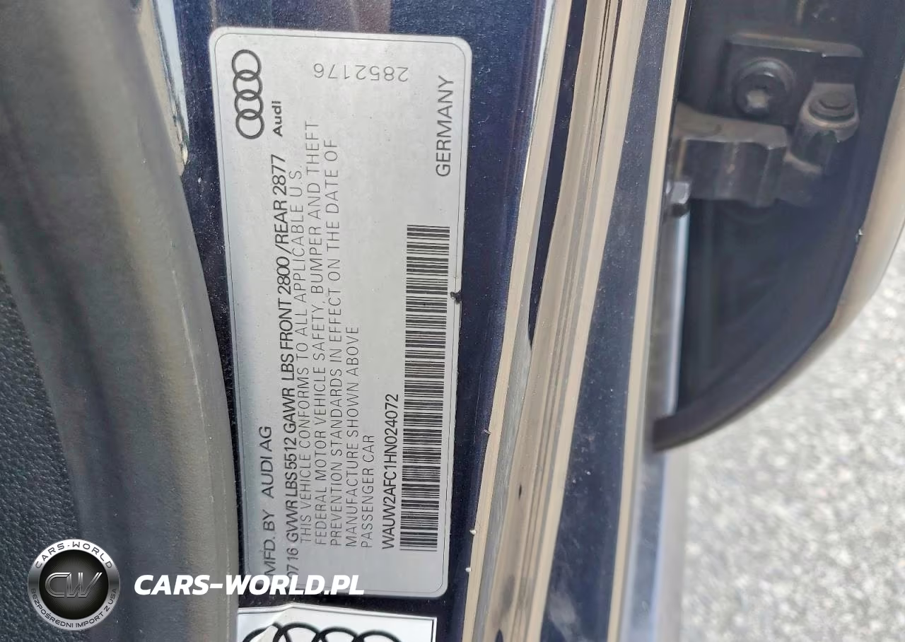 2017 Audi A7 Premium Plus VIN:WAUW2AFC1HN024072 - 12