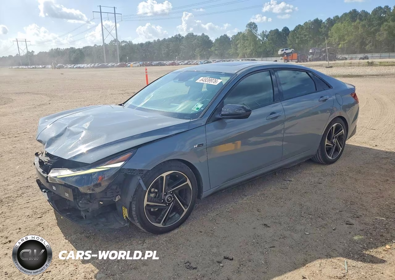 2023 Hyundai Elantra N Line VIN:KMHLR4AF1PU411516 - 1