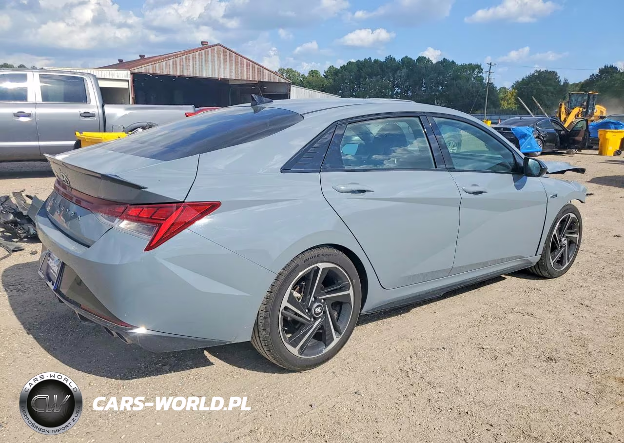 2023 Hyundai Elantra N Line VIN:KMHLR4AF1PU411516 - 3