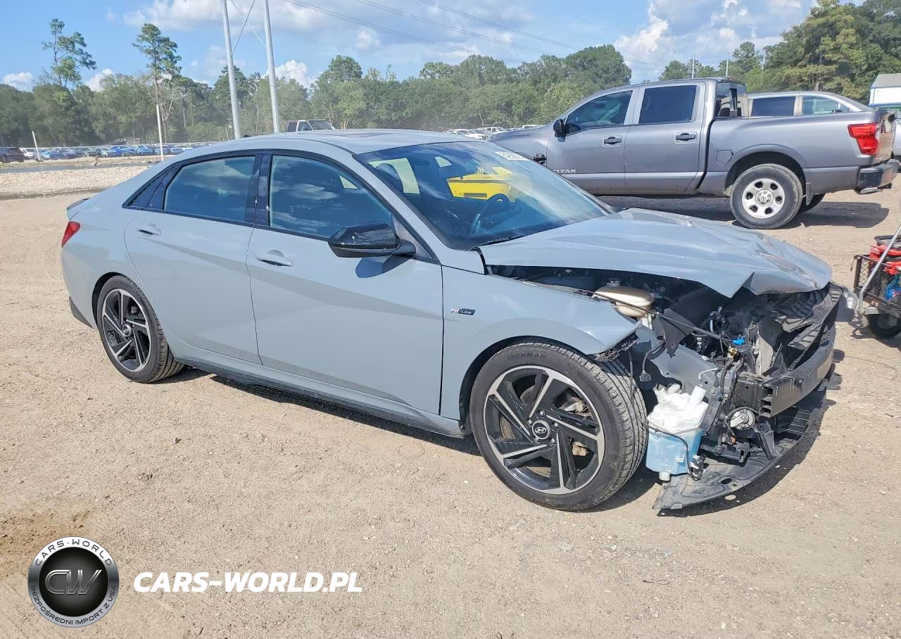 2023 Hyundai Elantra N Line VIN:KMHLR4AF1PU411516 - 4