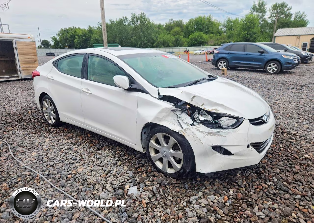 2013 Hyundai Elantra Limited VIN:5NPDH4AE2DH259500 - 4
