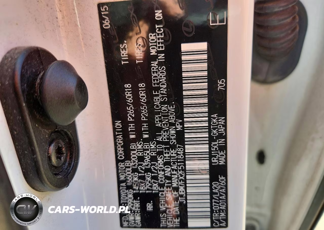 2015 Lexus Gx 460 VIN:JTJBM7FX2F5118487 - 13
