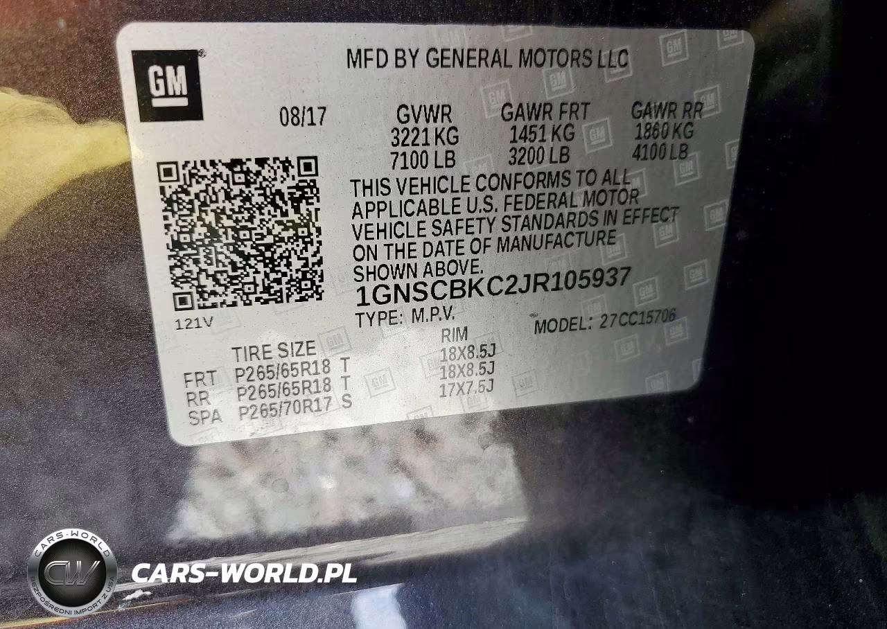 2018 Chevrolet Tahoe C1500 Lt VIN:1GNSCBKC2JR105937 - 13