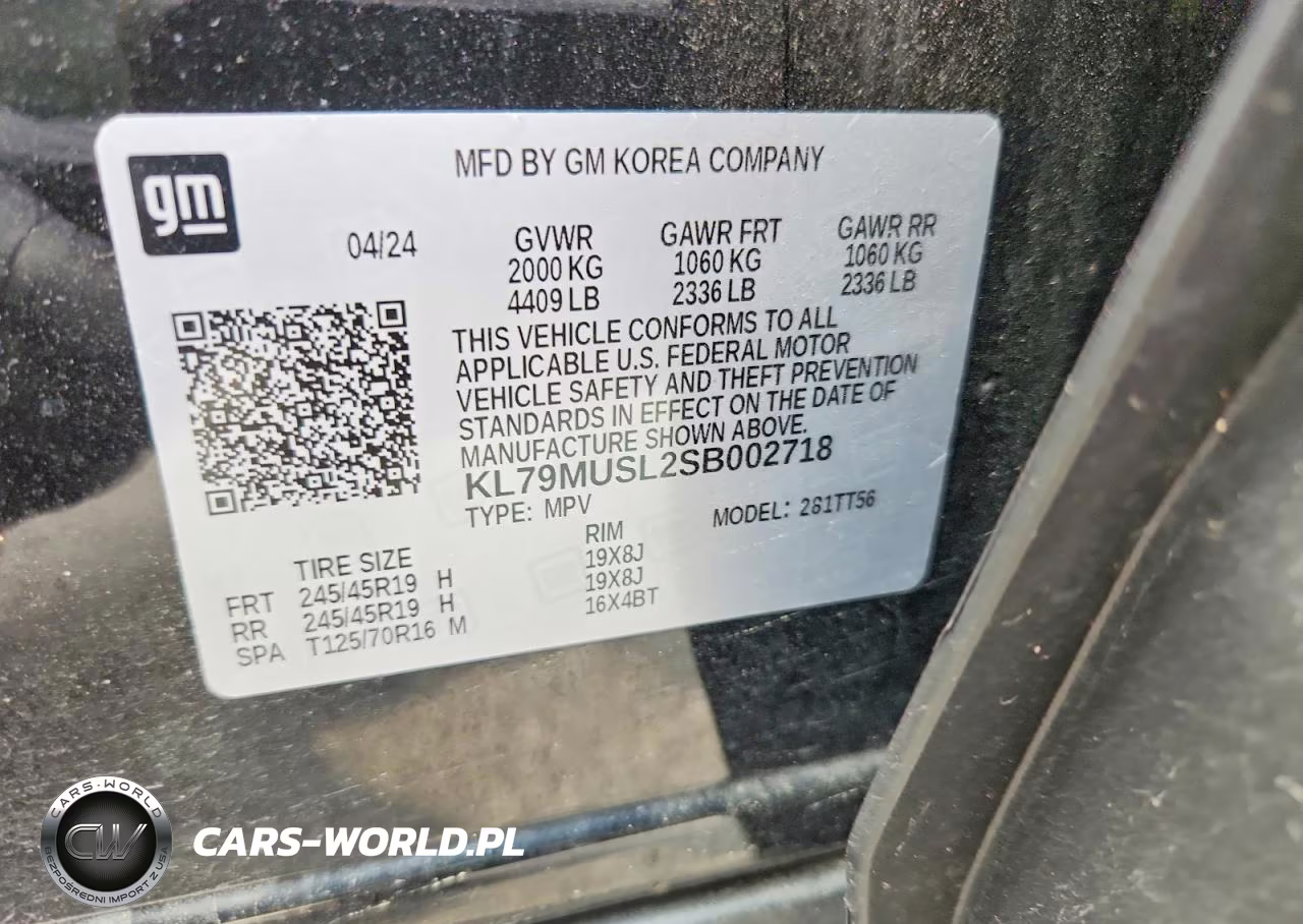 2025 Chevrolet Trailblazer Rs VIN:KL79MUSL2SB002718 - 13