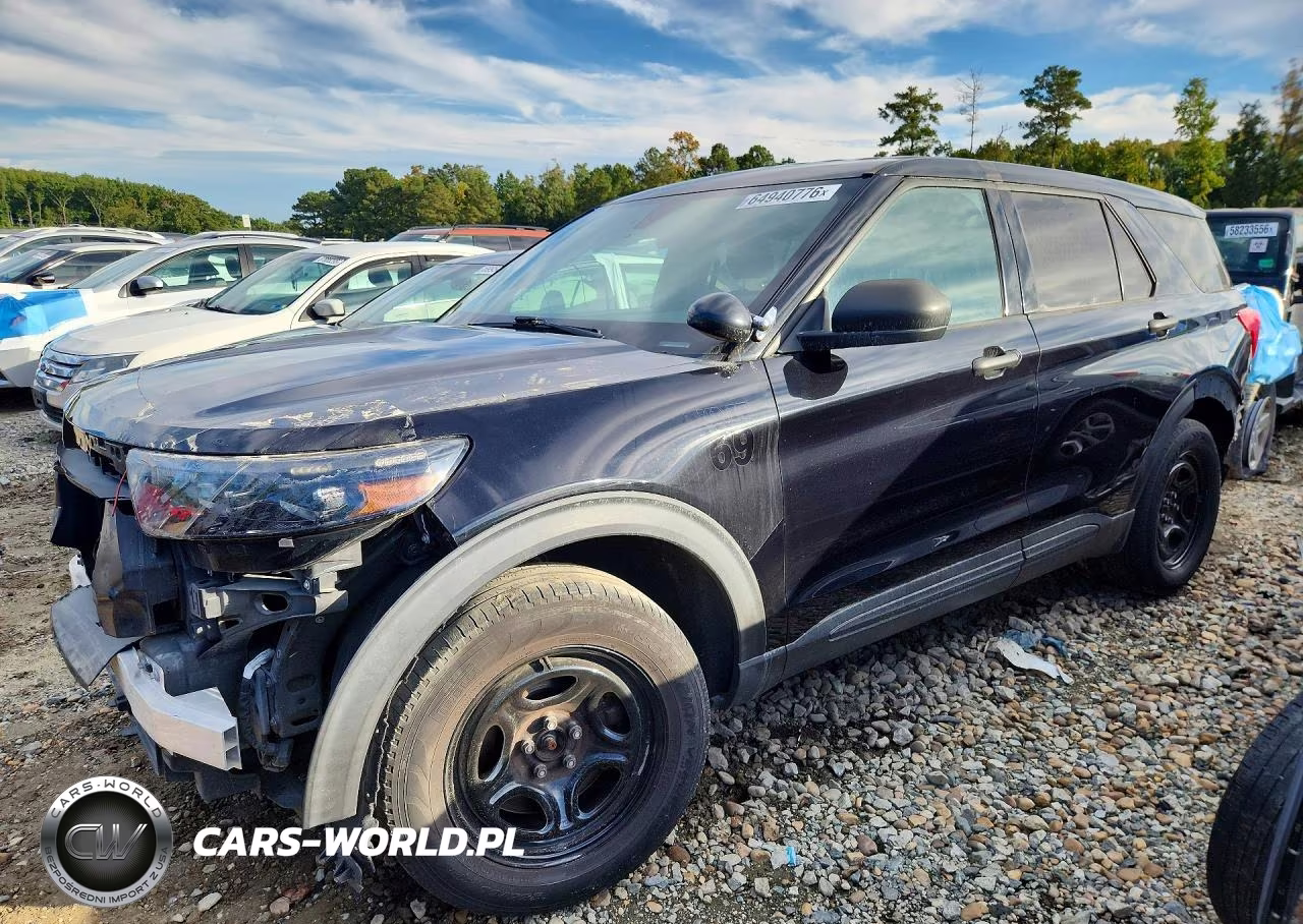 2020 Ford Explorer Police Interceptor VIN:1FM5K8AB1LGC93140 - 1