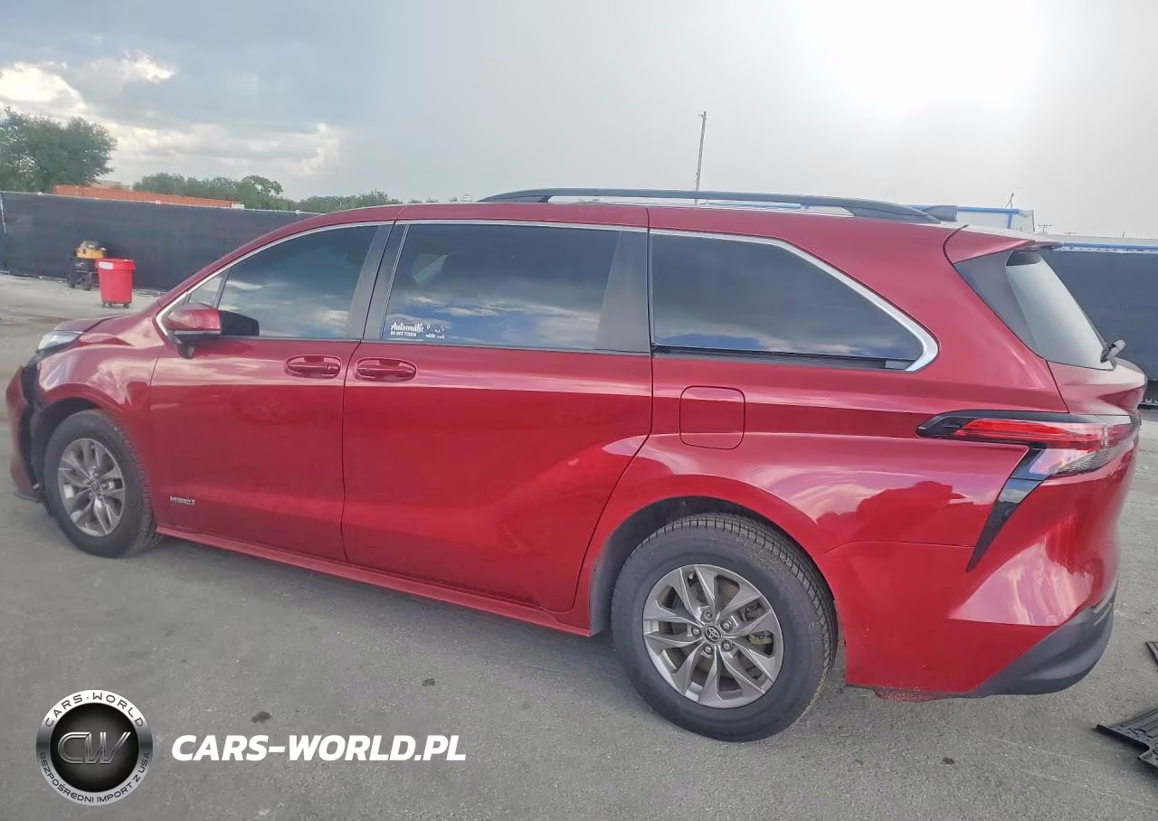 2021 Toyota Sienna Le VIN:5TDBRKEC3MS008349 - 2