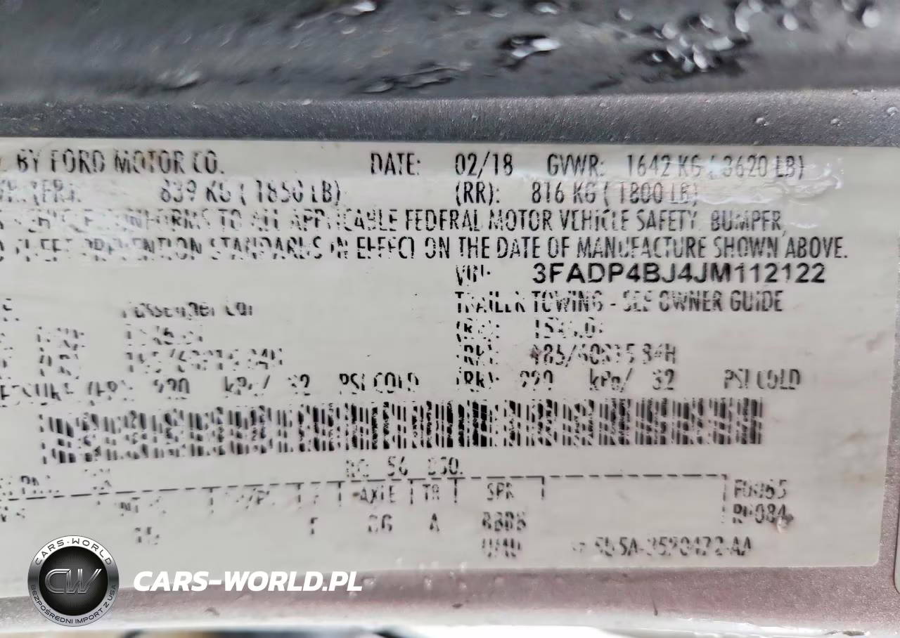 2018 Ford Fiesta Se VIN:3FADP4BJ4JM112122 - 12