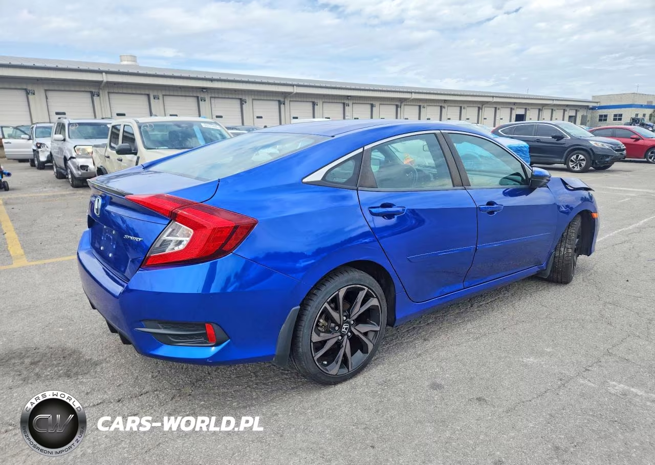 2020 Honda Civic Sport VIN:2HGFC2F80LH596223 - 3