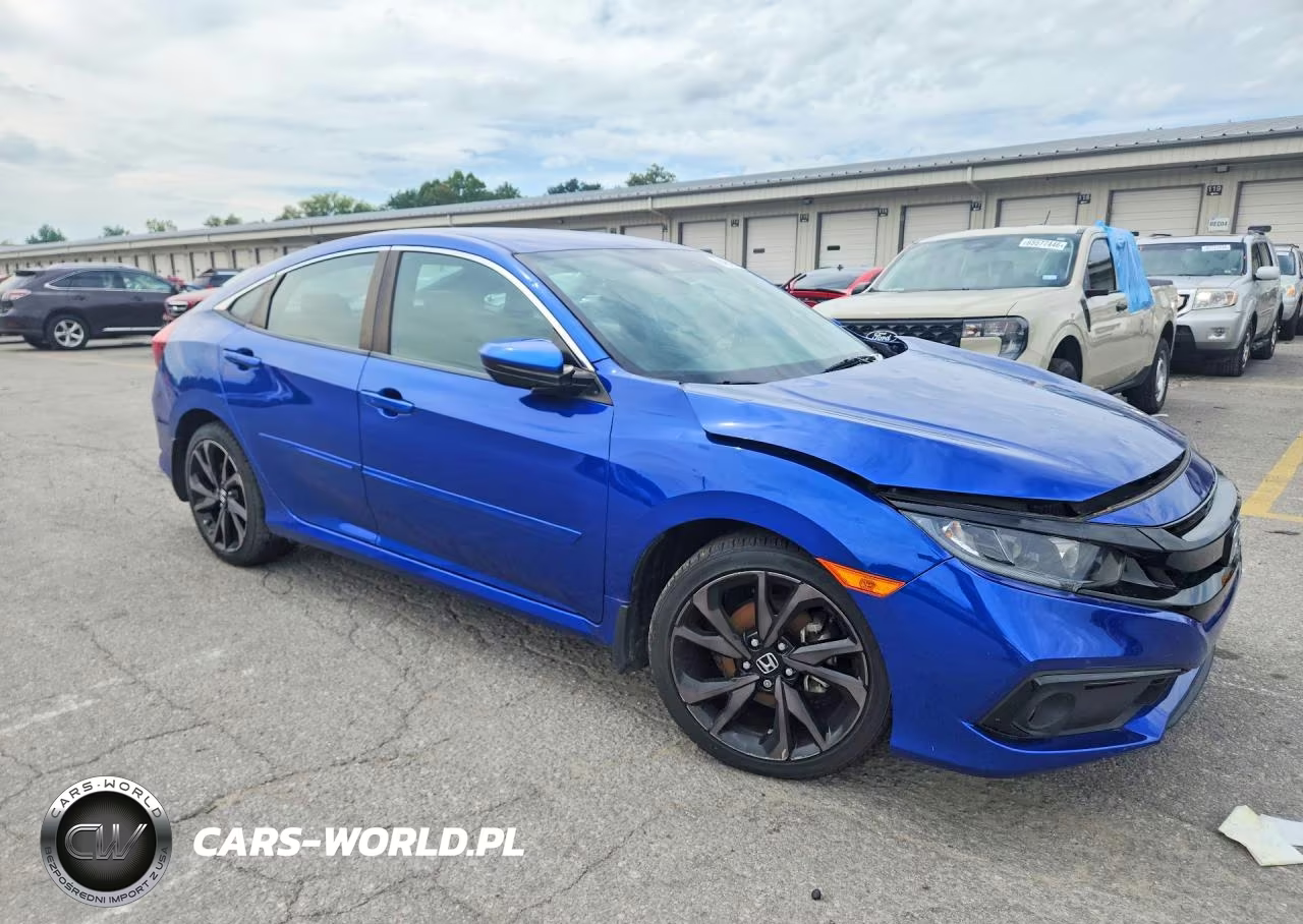 2020 Honda Civic Sport VIN:2HGFC2F80LH596223 - 4