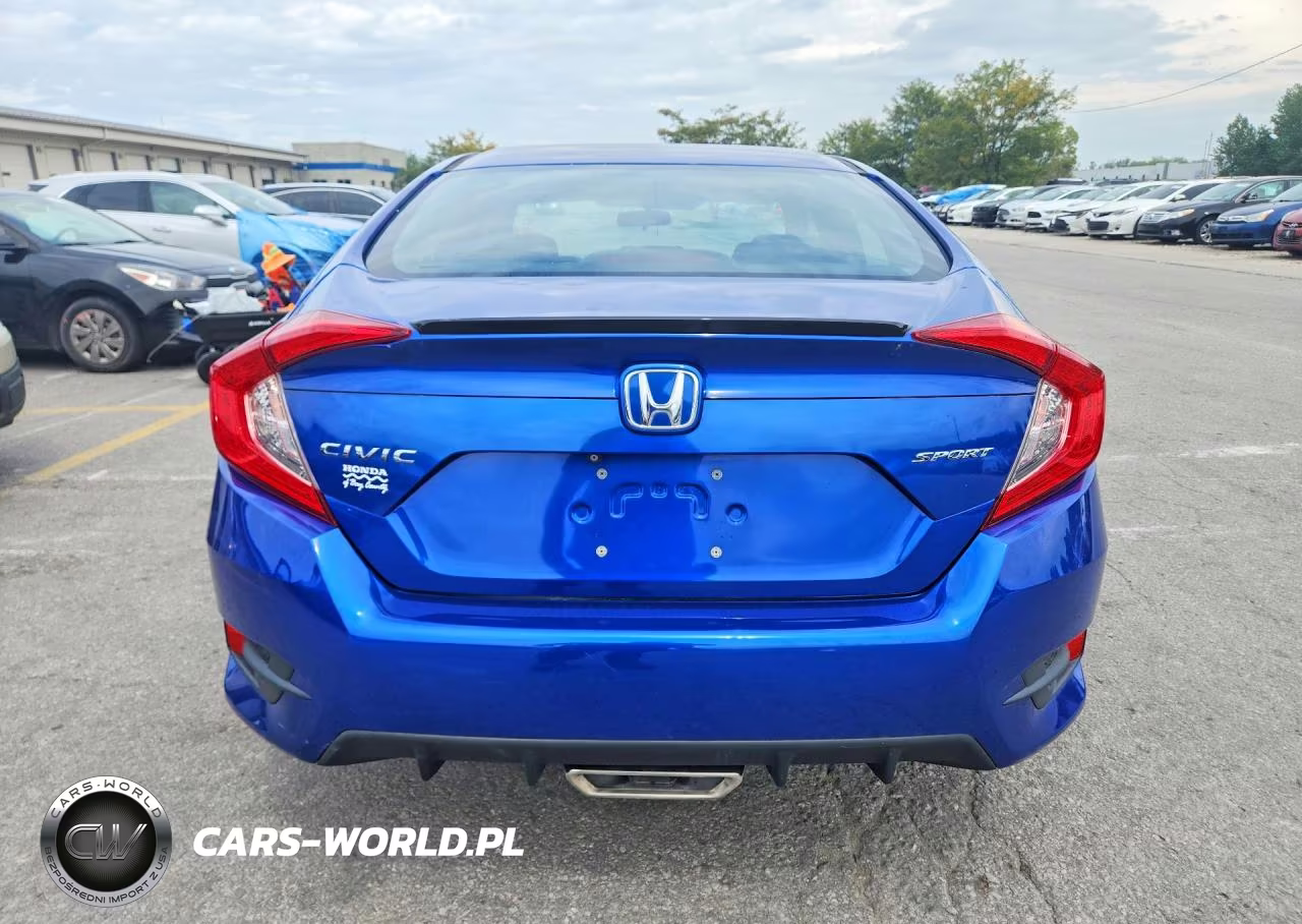 2020 Honda Civic Sport VIN:2HGFC2F80LH596223 - 6