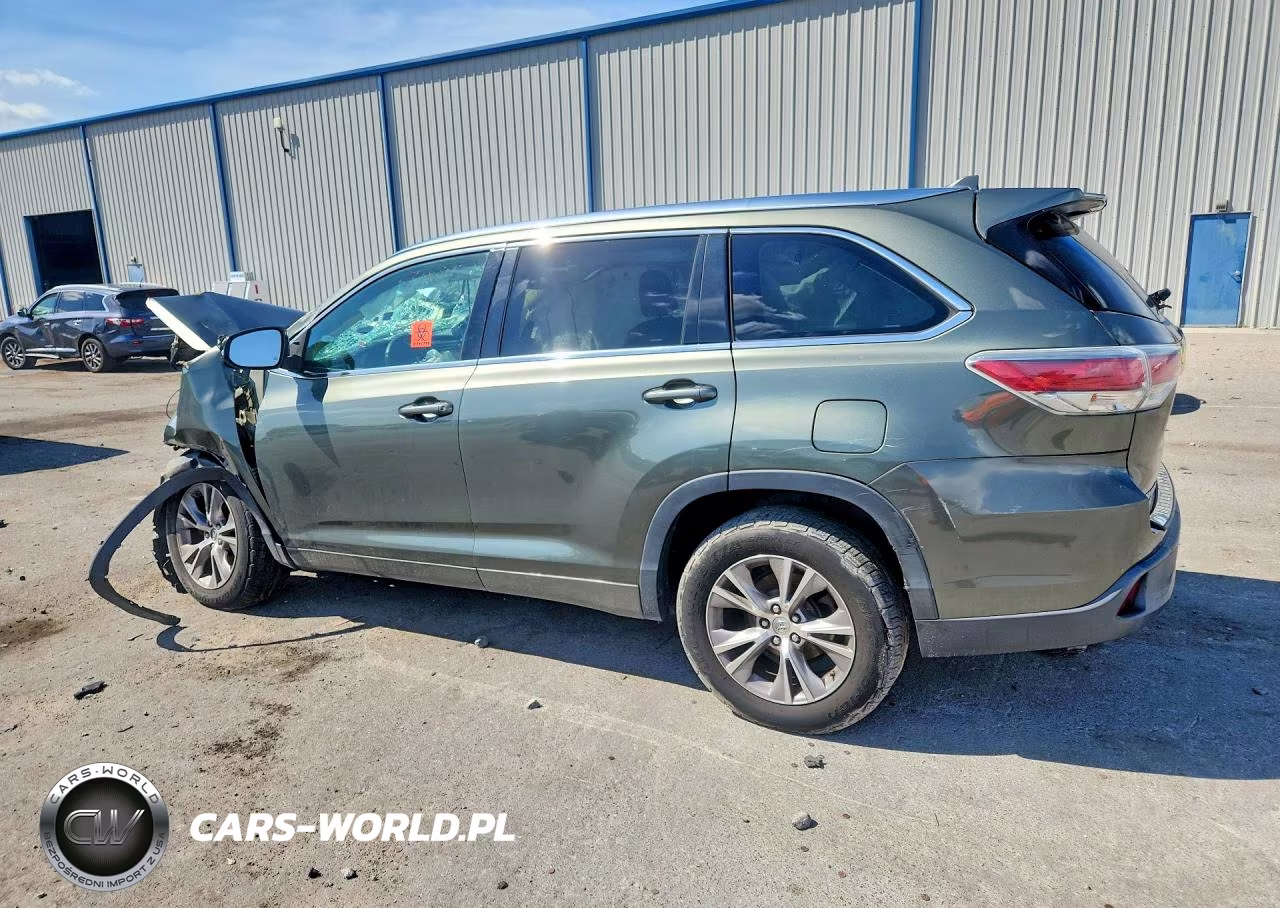 2015 Toyota Highlander Xle VIN:5TDKKRFH8FS090833 - 2