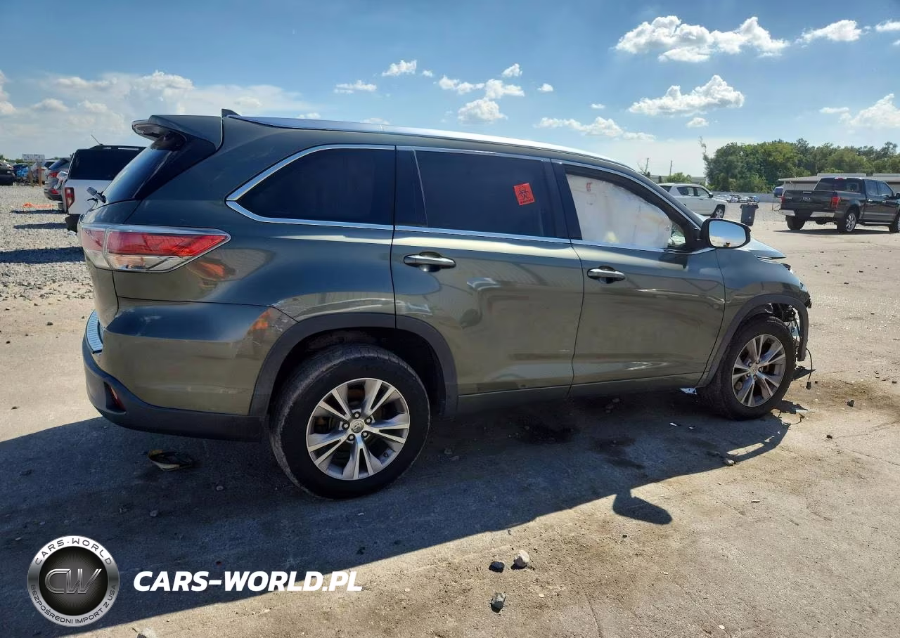 2015 Toyota Highlander Xle VIN:5TDKKRFH8FS090833 - 3