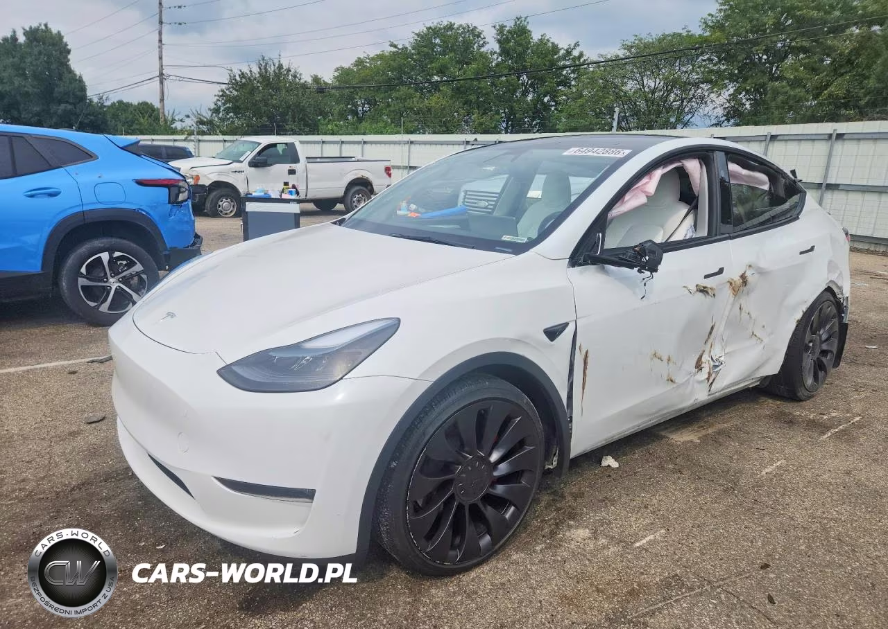 2024 Tesla Model Y VIN:7SAYGDEF5RA318908 - 1