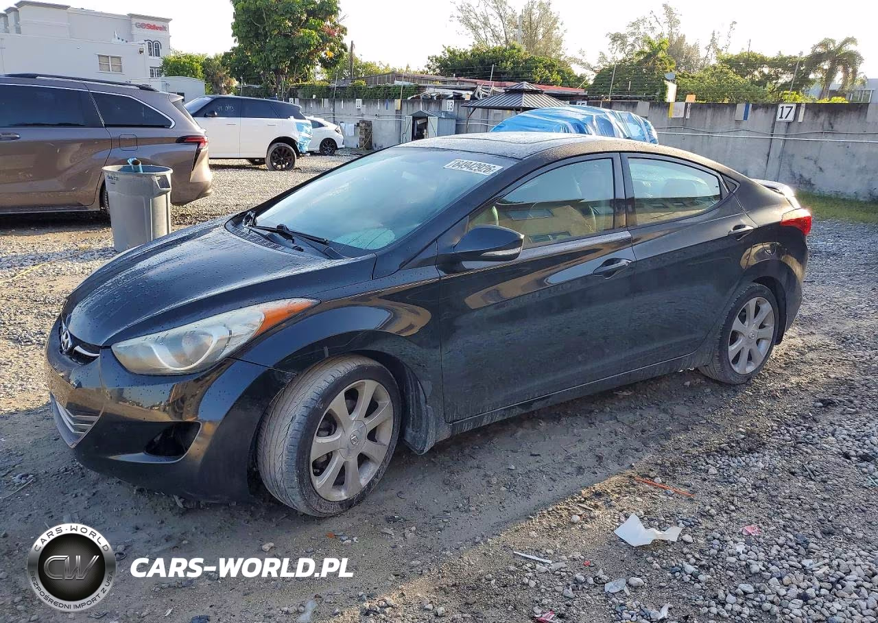 2013 Hyundai Elantra Limited VIN:5NPDH4AE2DH339167 - 1
