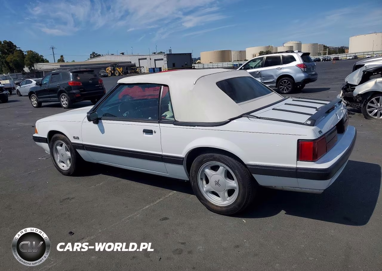 1989 Ford Mustang Lx VIN:1FABP44E2KF180315 - 2