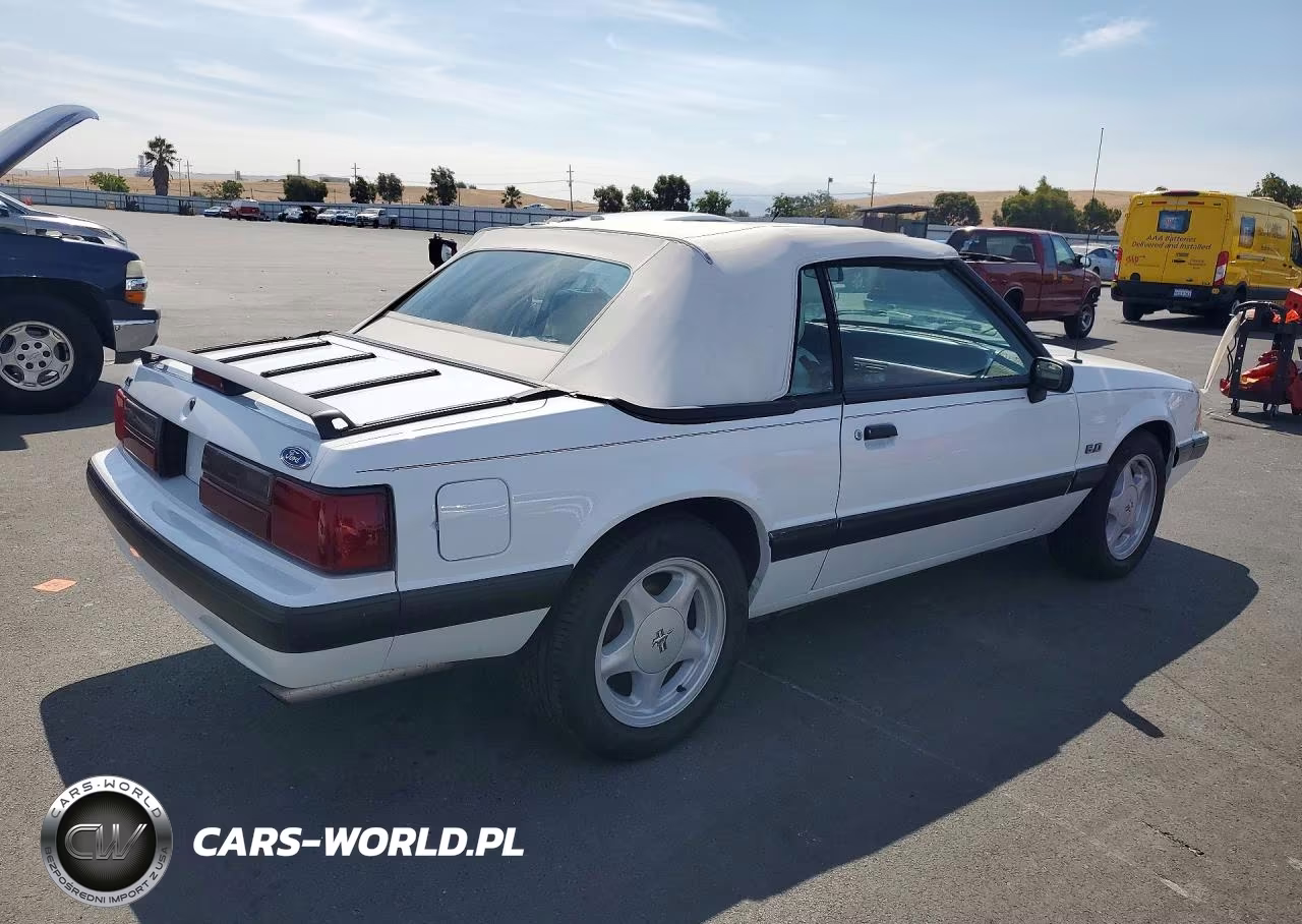 1989 Ford Mustang Lx VIN:1FABP44E2KF180315 - 3