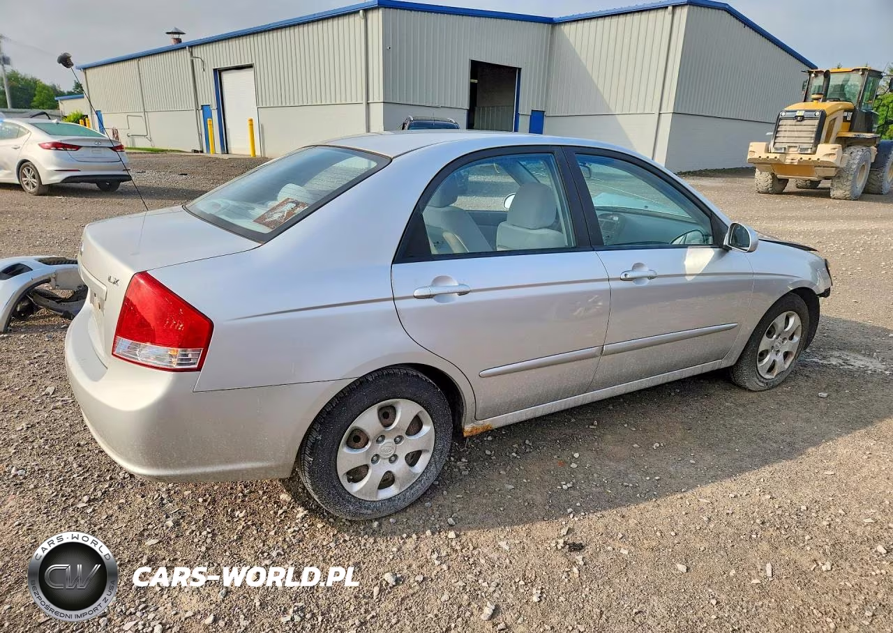 2009 Kia Spectra Lx VIN:KNAFE222995642641 - 3