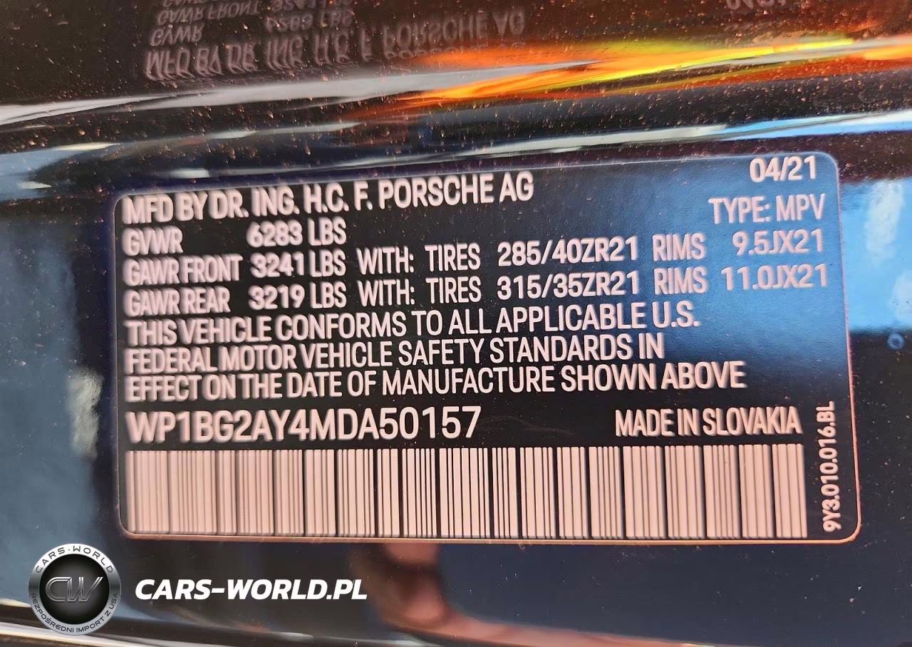 2021 Porsche Cayenne Gts Coupe VIN:WP1BG2AY4MDA50157 - 14
