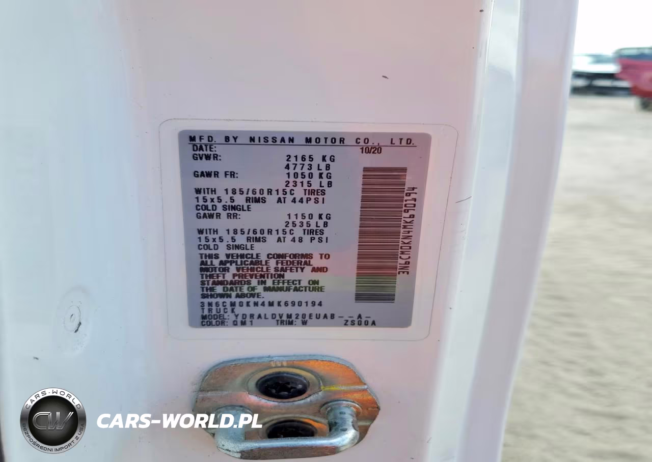 2021 Nissan Nv200 S VIN:3N6CM0KN4MK690194 - 13