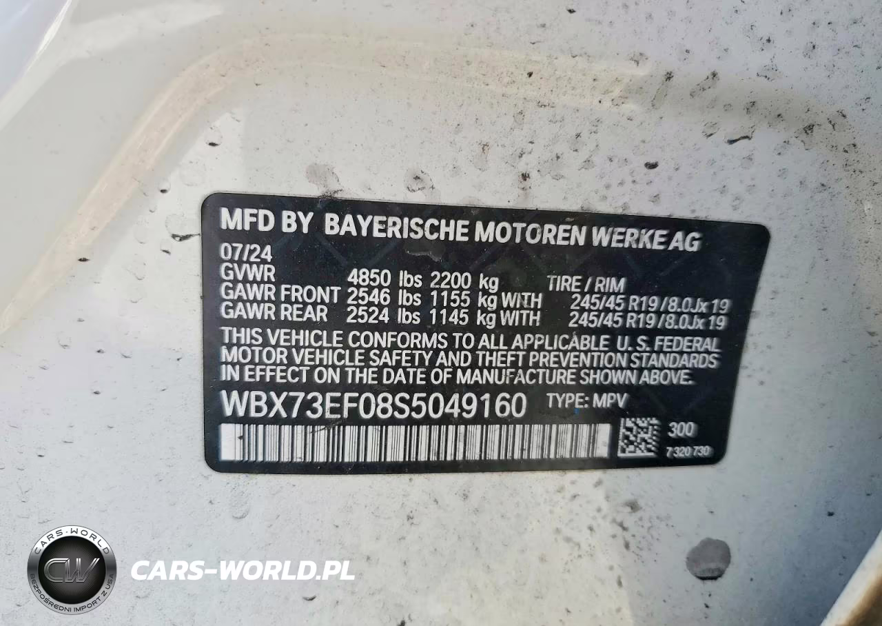 2025 BMW X1 xDrive28I VIN:WBX73EF08S5049160 - 13