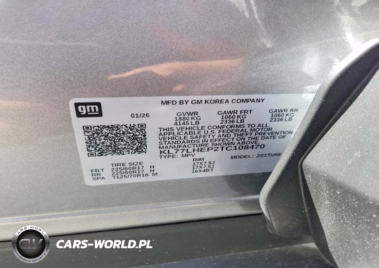 2026 Chevrolet Trax 1Lt VIN:KL77LHEP2TC108470 - 12