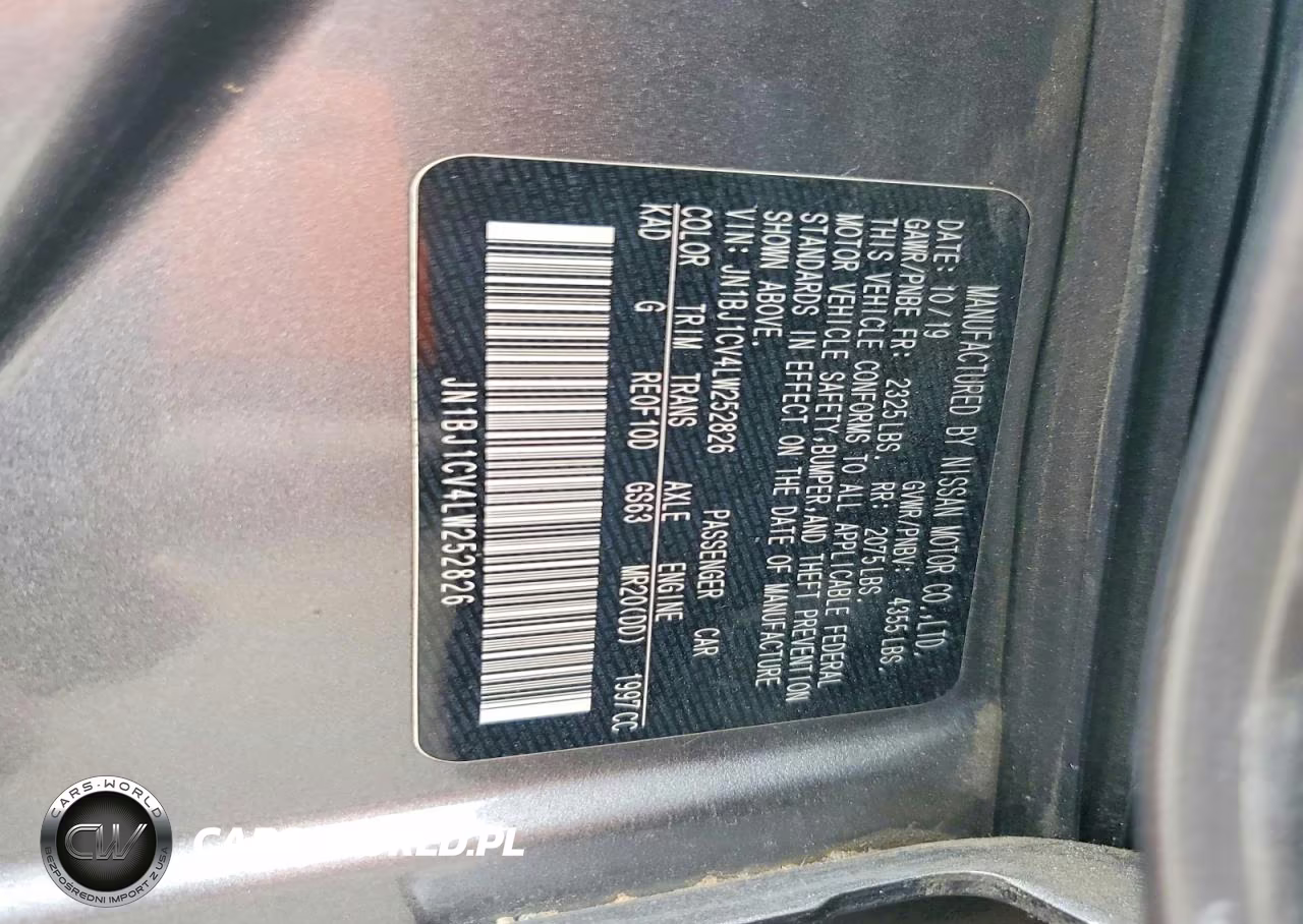 2010 Nissan Rogue Sport S VIN:JN1BJ1CV4LW252826 - 13