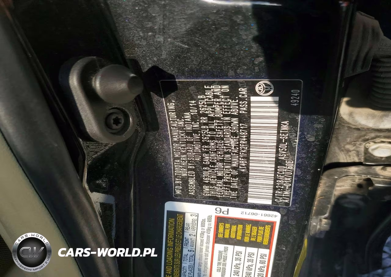 2015 Toyota Camry Le VIN:4T4BF1FK2FR448717 - 12