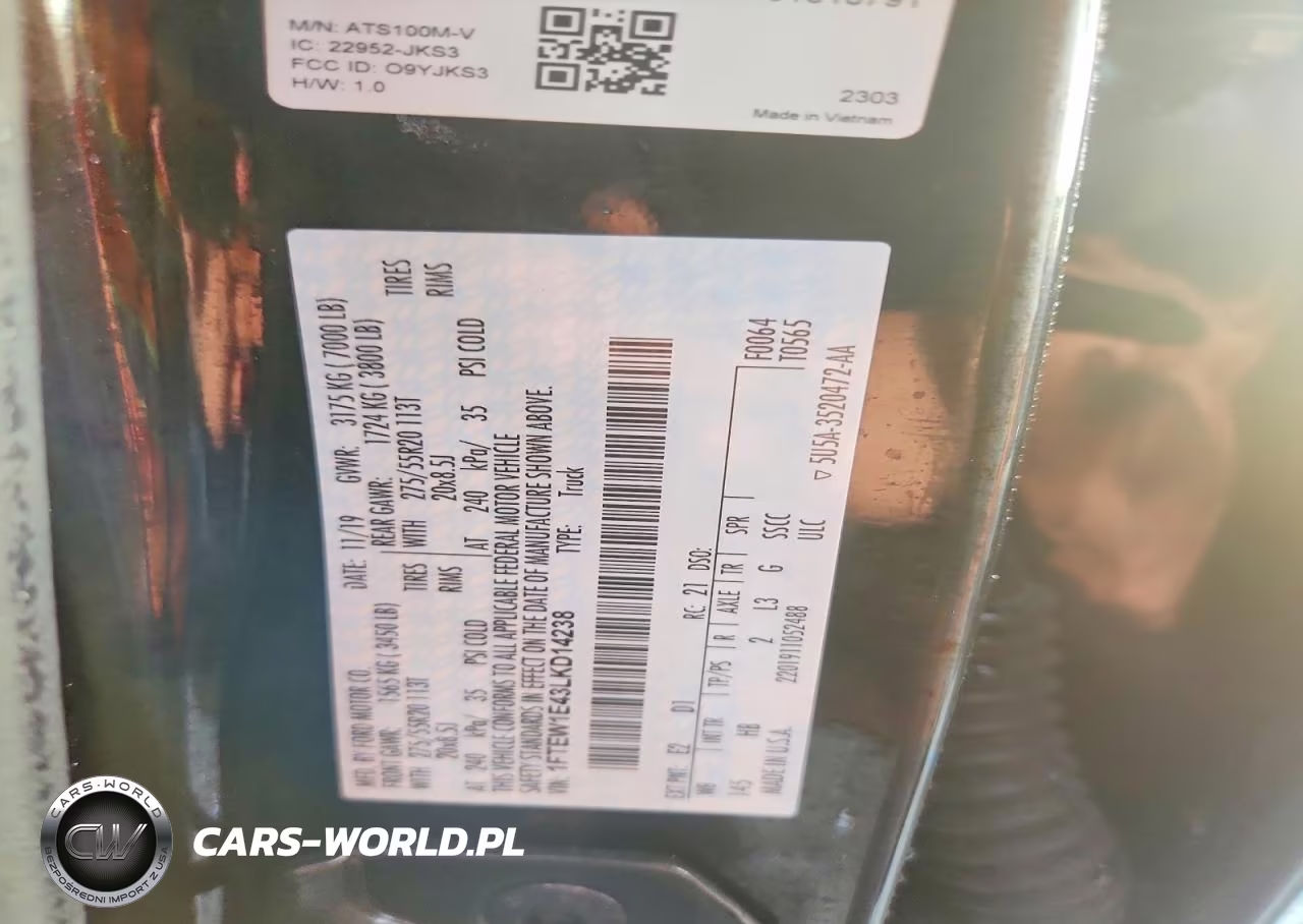 2020 Ford F150 Supercrew VIN:1FTEW1E43LKD14238 - 12