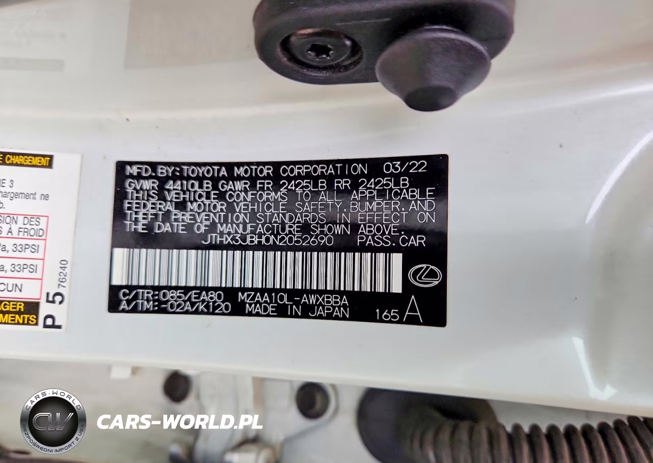 2022 Lexus Ux 200 Base VIN:JTHX3JBH0N2052690 - 13