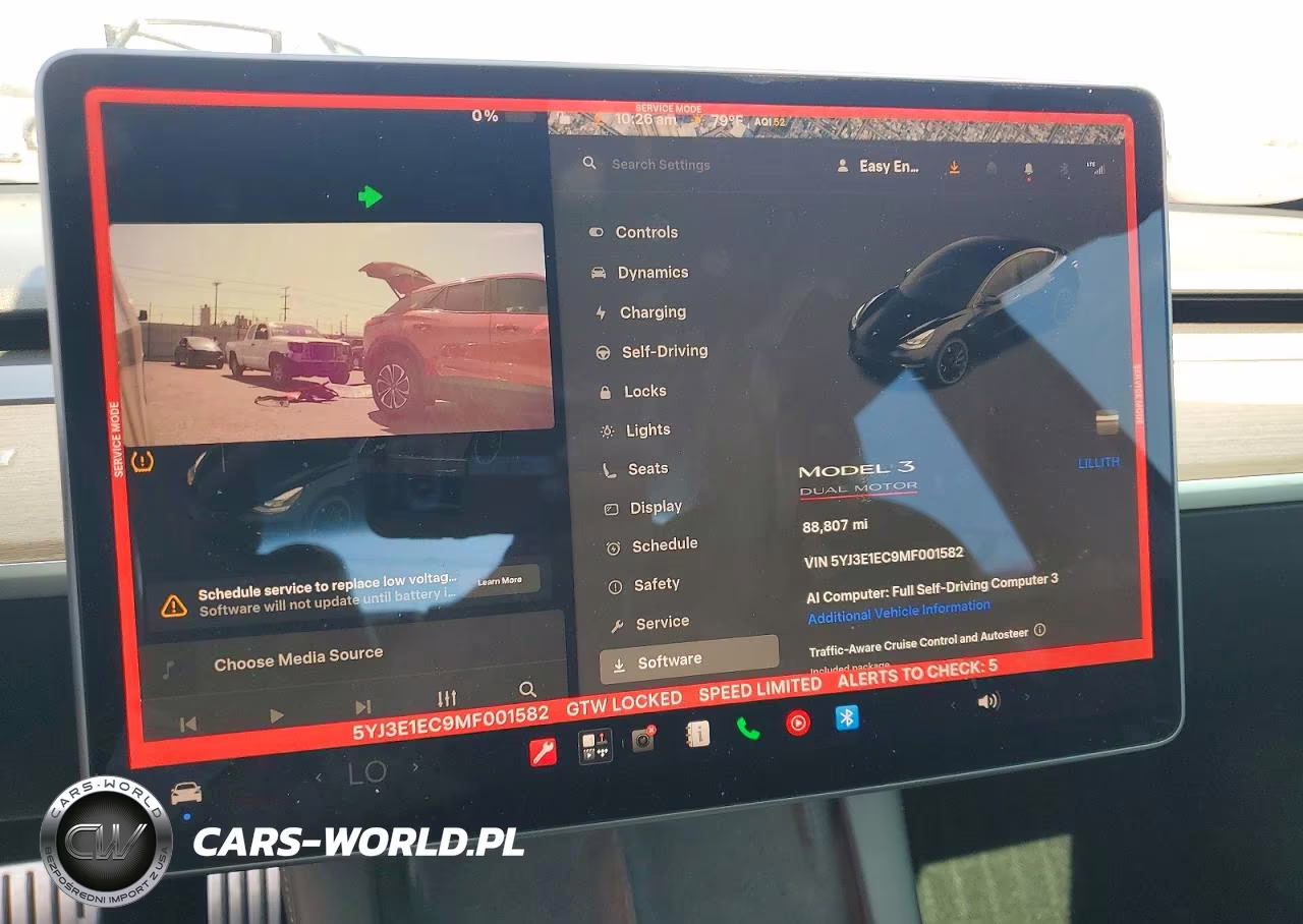 2021 Tesla Model 3 VIN:5YJ3E1EC9MF001582 - 9