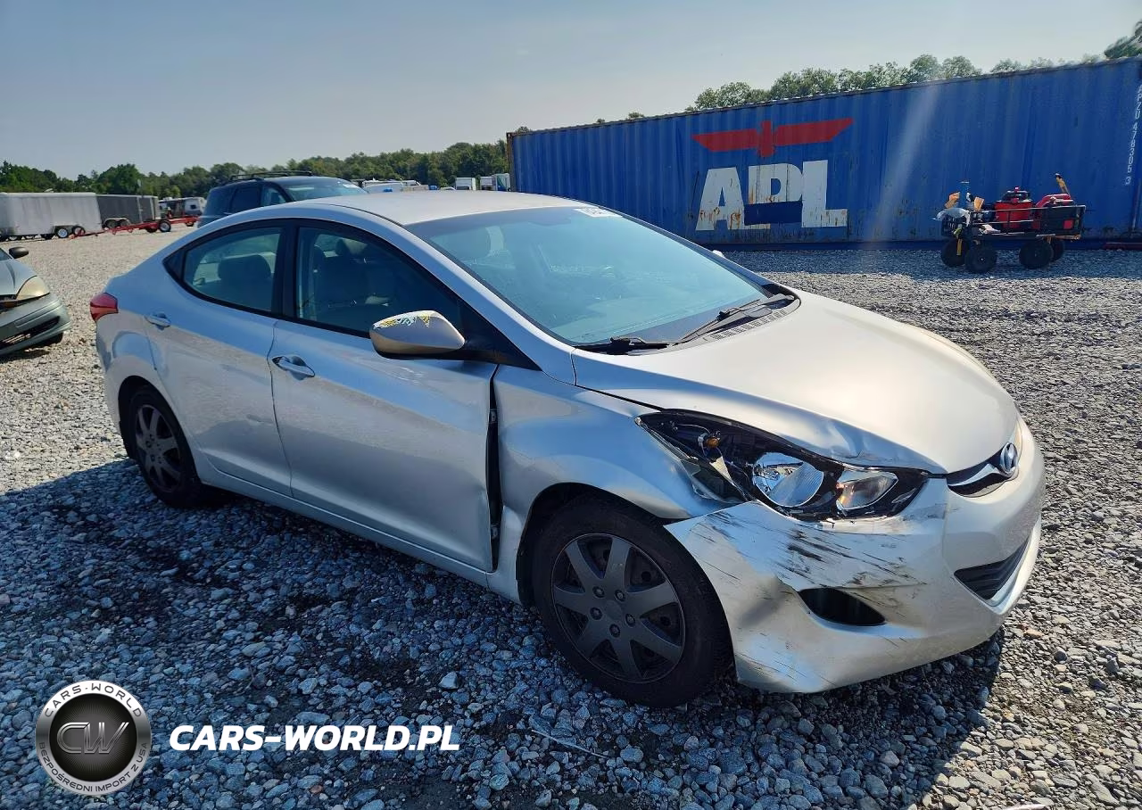 2012 Hyundai Elantra Gls VIN:KMHDH4AE1CU253669 - 4