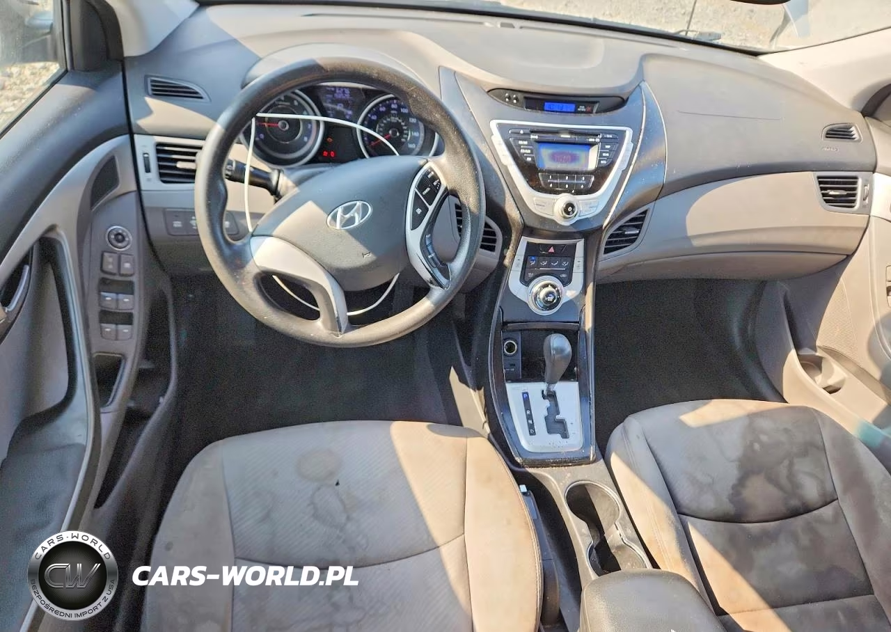 2012 Hyundai Elantra Gls VIN:KMHDH4AE1CU253669 - 8