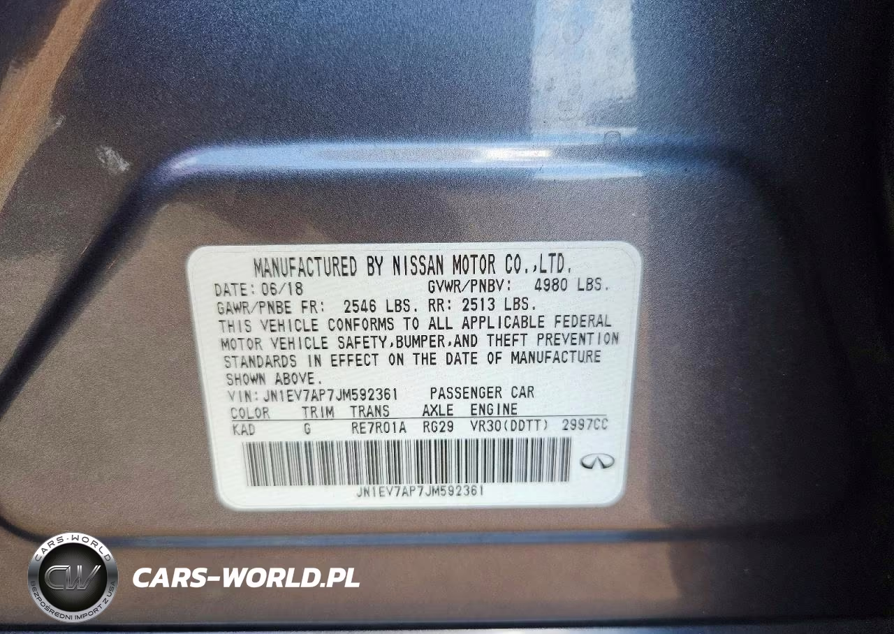 2018 Infiniti Q50 3.0T Luxe VIN:JN1EV7AP7JM592361 - 12