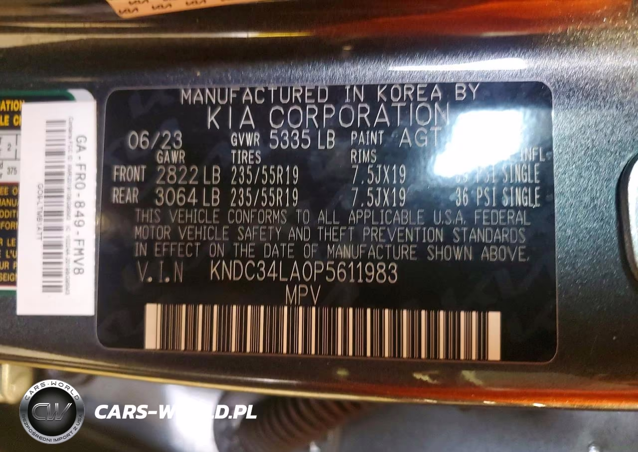 2023 Kia Ev6 Wind VIN:KNDC34LA0P5611983 - 13